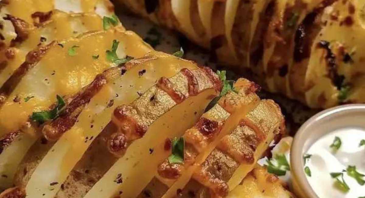 Double Fun Hasselback Tornado Potatoes