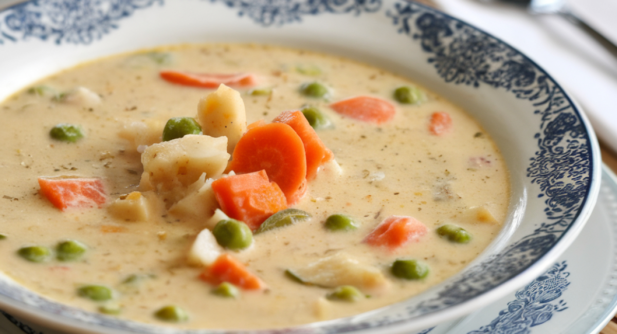 Sopa de Frango com Legumes
