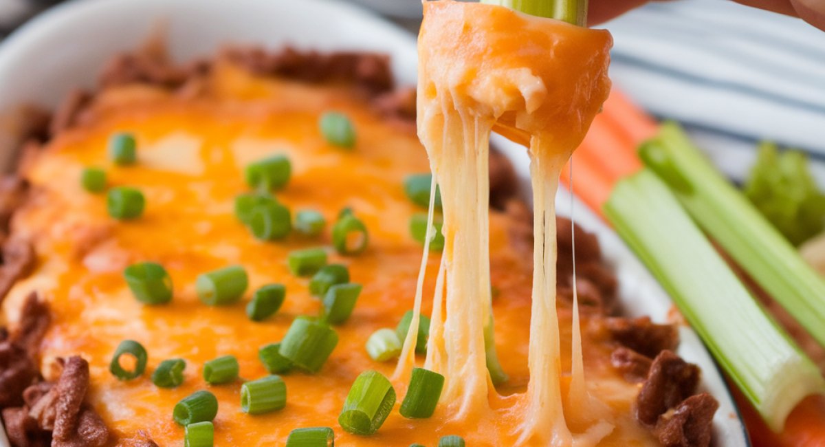 Cheesy Buffalo Chicken Dip