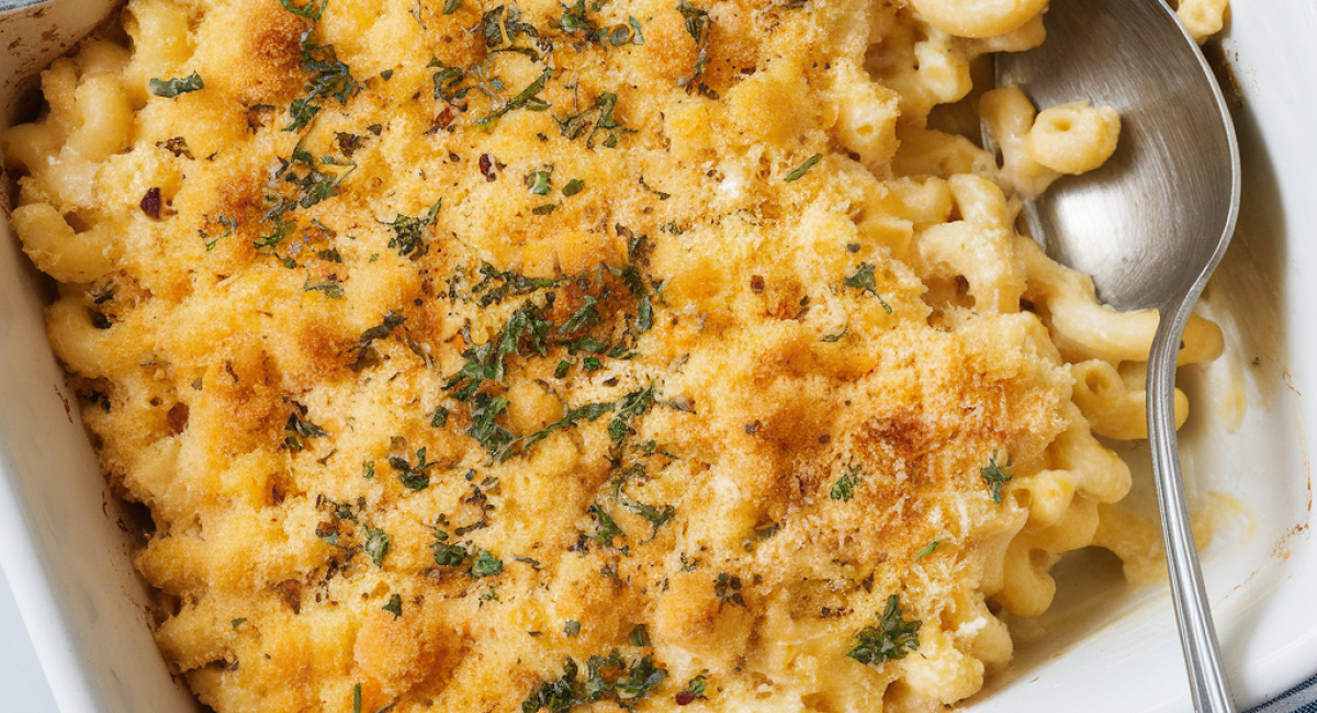 Roasted Cauliflower Mac and Cheese