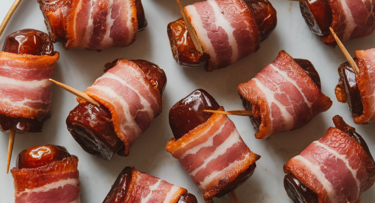 Bacon Wrapped Dates