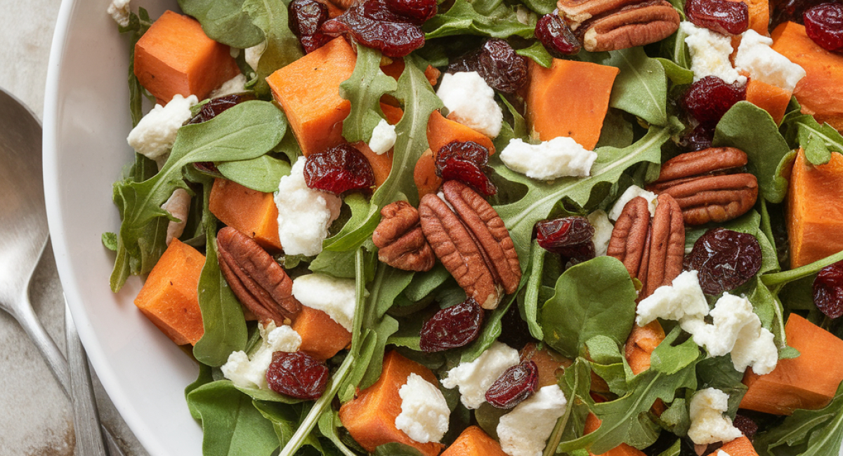 Sweet Potato and Pecan Salad