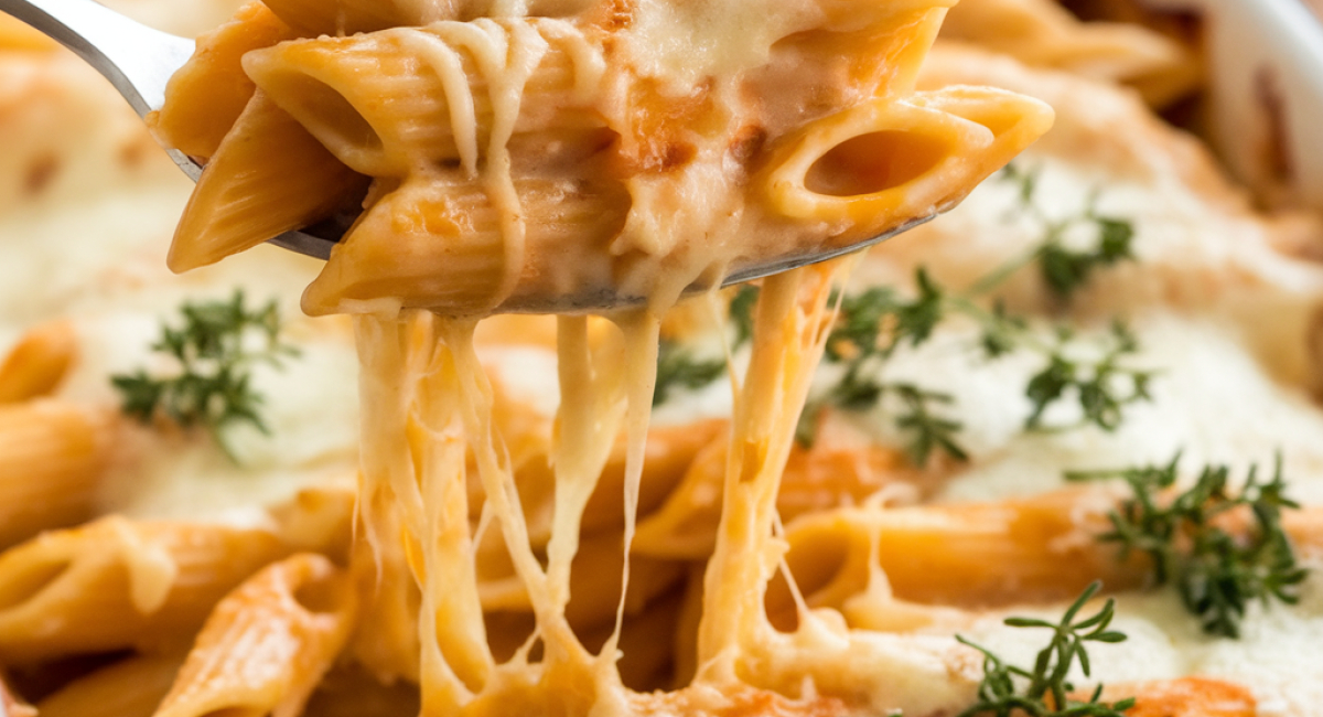 Cheesy Baked Penne