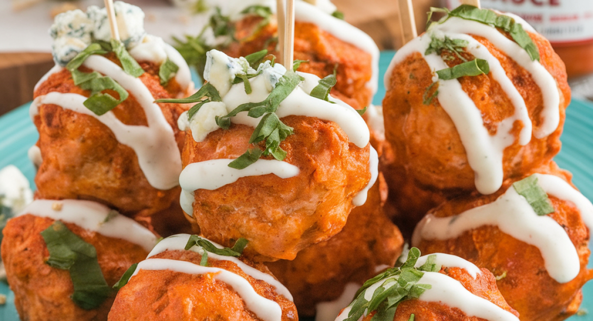 Buffalo Chicken Meatballs