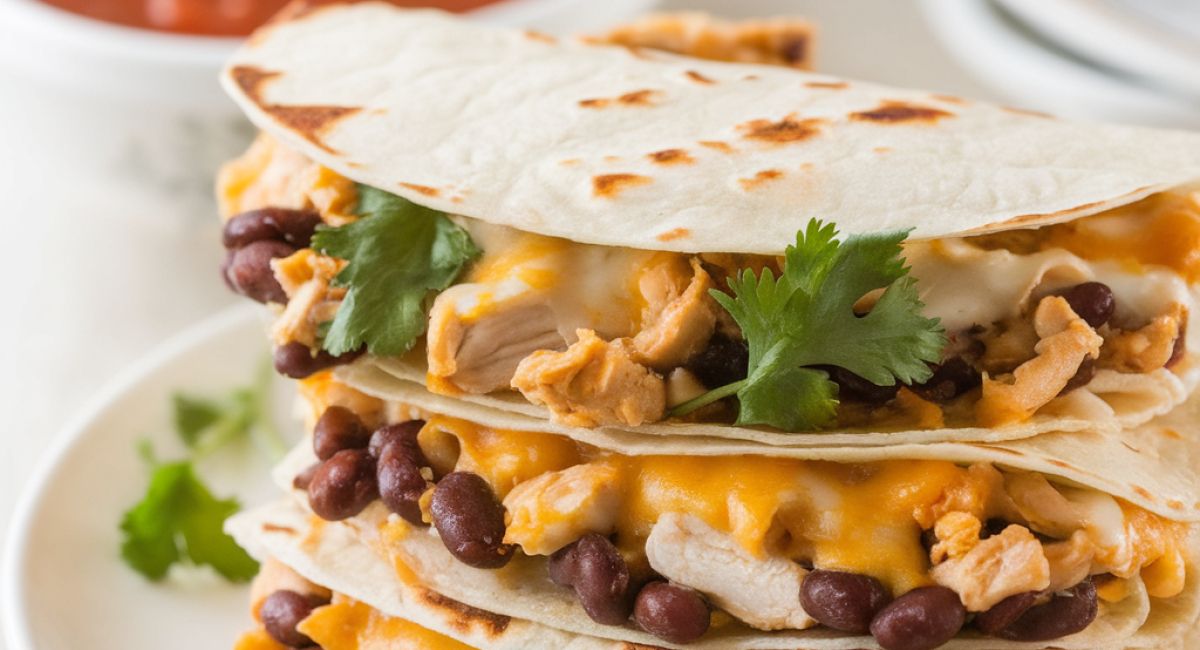 Sweet Potato and Black Bean Quesadillas