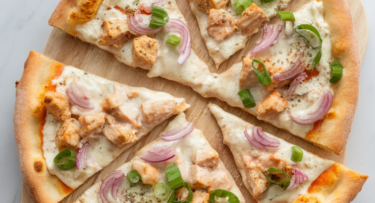 Buffalo Chicken Flatbread Pizza