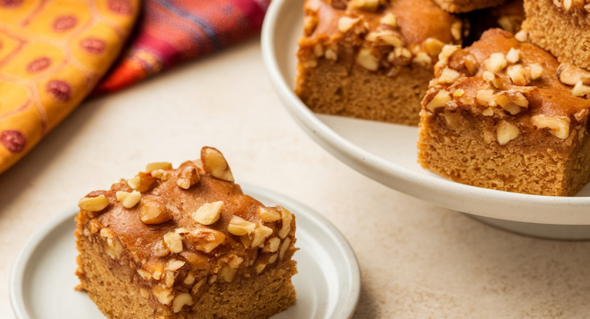 Maple Pecan Blondies