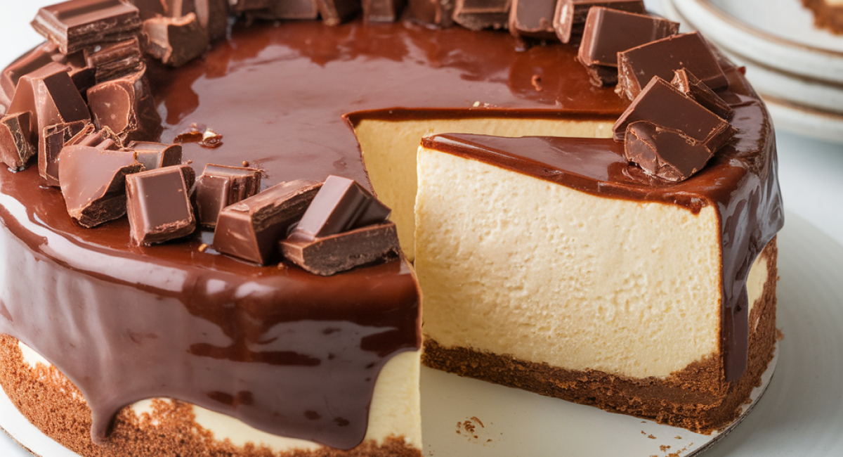 Peanut Butter Chocolate Cheesecake