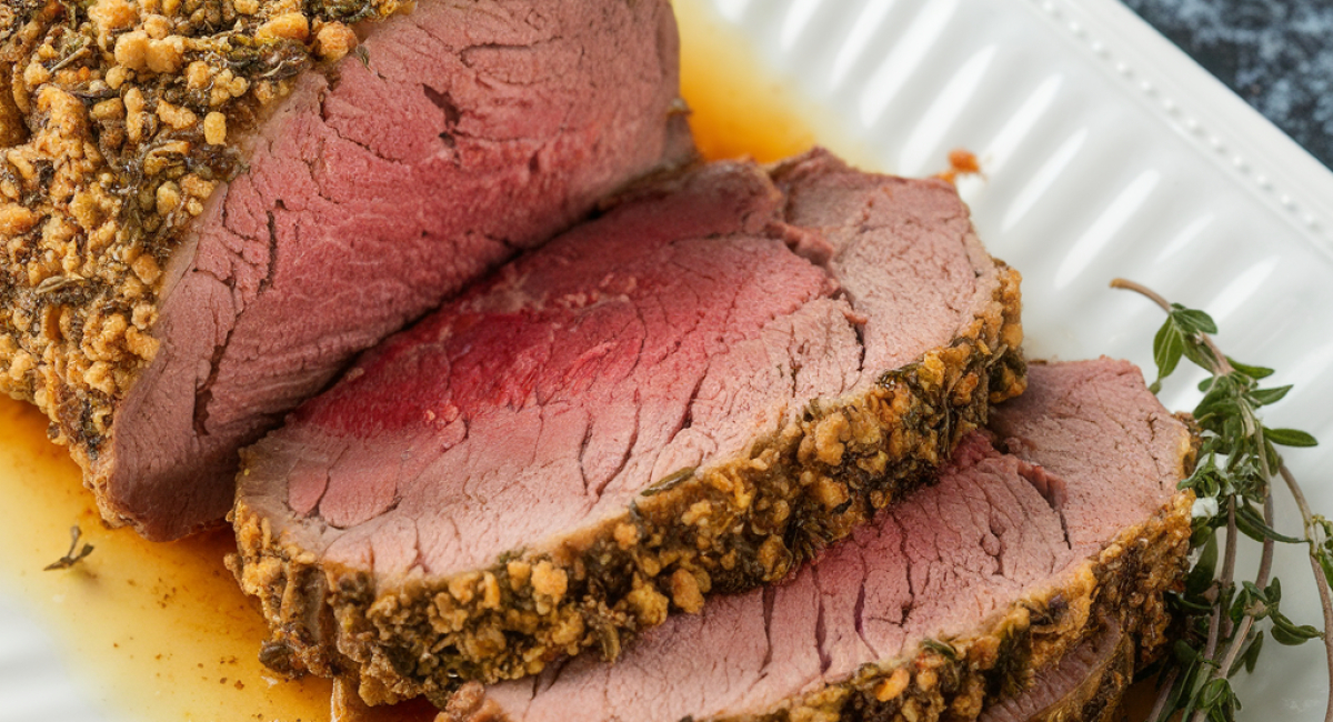 Herb-Crusted Pork Tenderloin