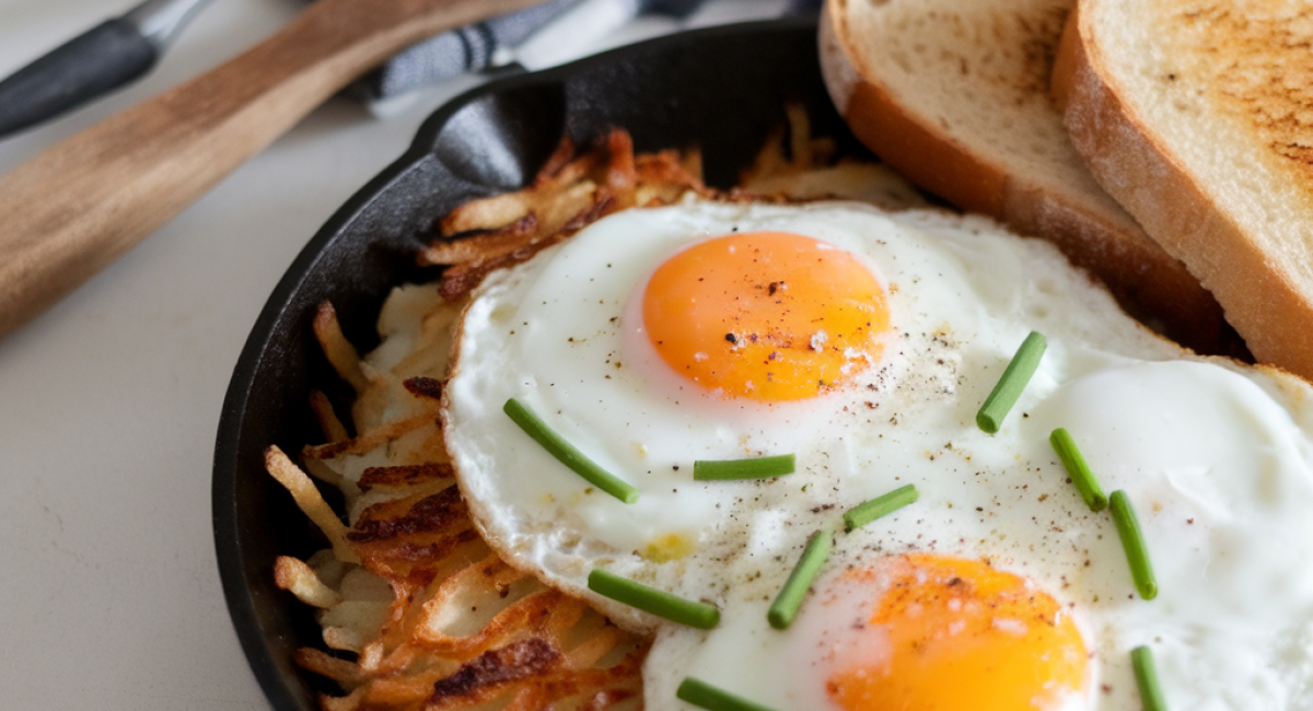 Eggs and Hash Browns Skillet