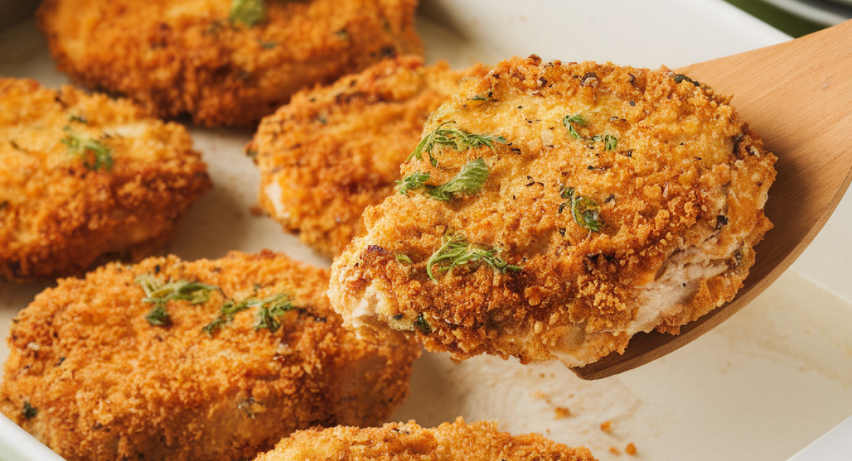 Garlic Parmesan Crusted Chicken