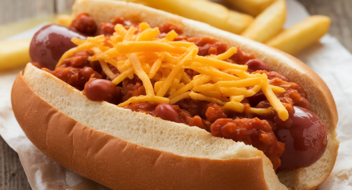 Chili Cheese Dog Sandwich