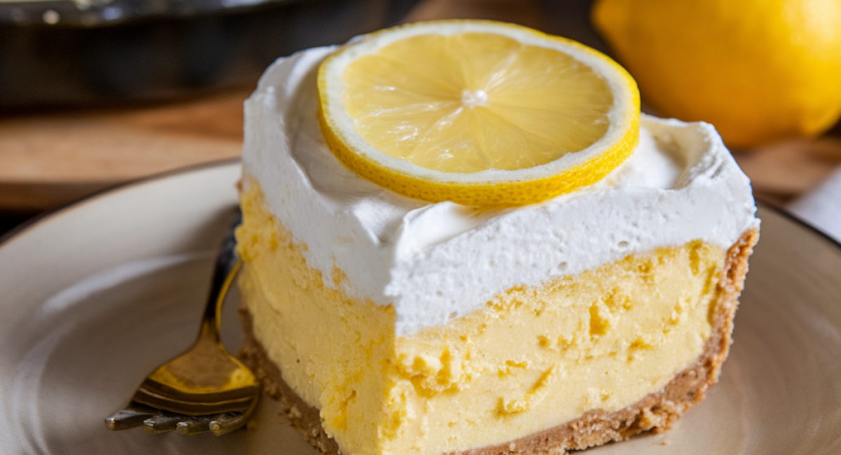 Lemon Cream Cheese Dump Cake