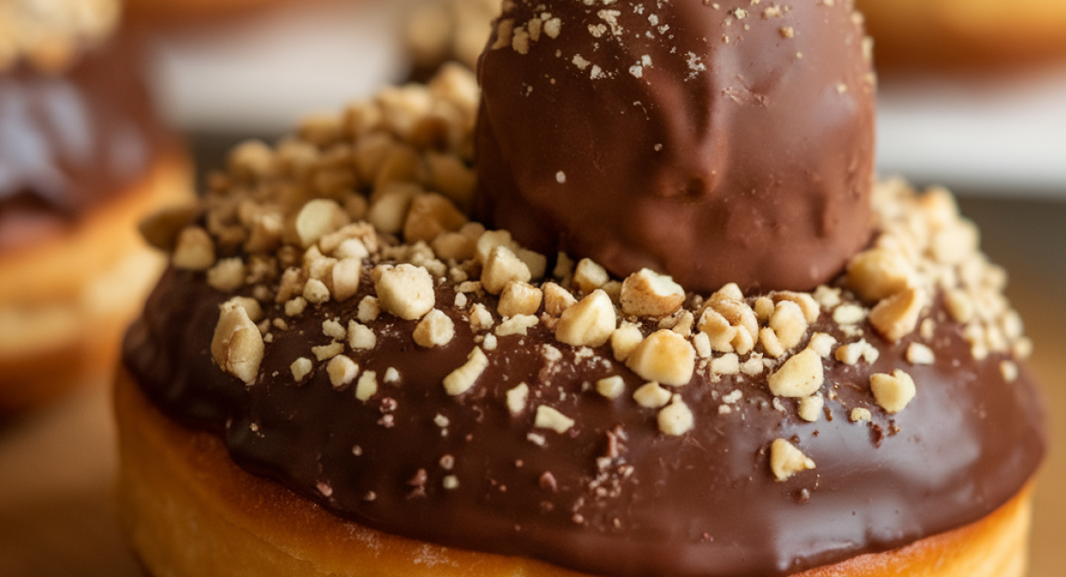 Ferrero Rocher Doughnuts