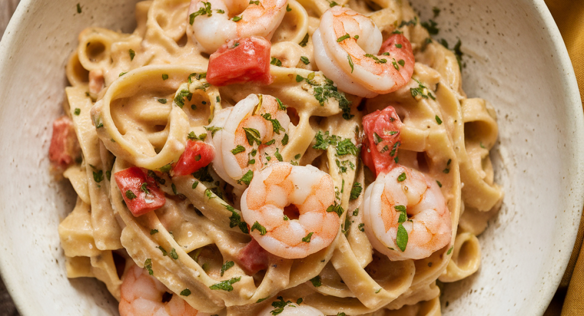 Creamy Cajun Shrimp Pasta