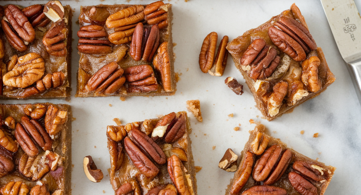 Lazy Girl Pecan Pie Bars