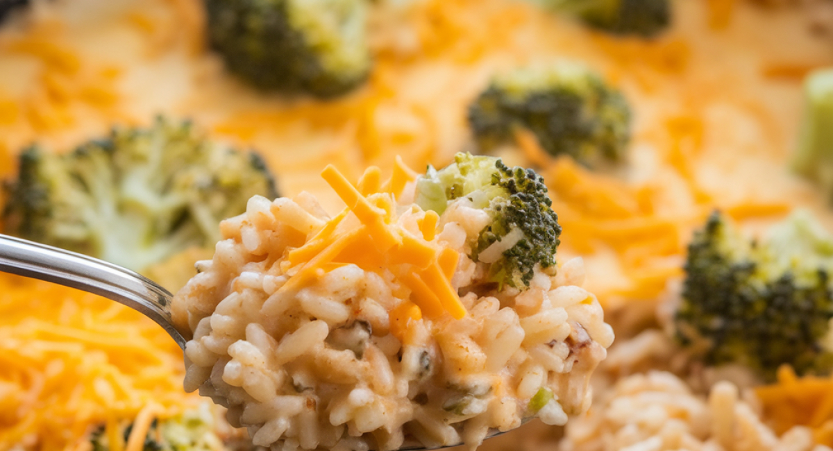 Slow Cooker Cheesy Chicken Broccoli Casserole