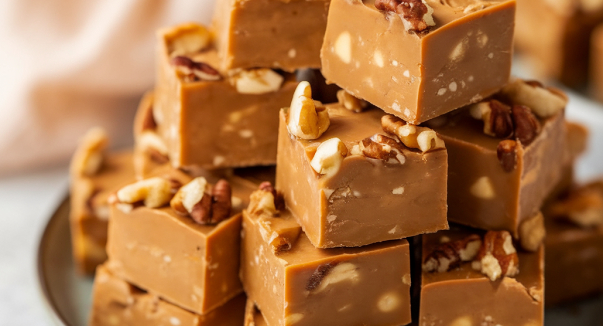 Maple Walnut Fudge (Old Fashioned Fudge)