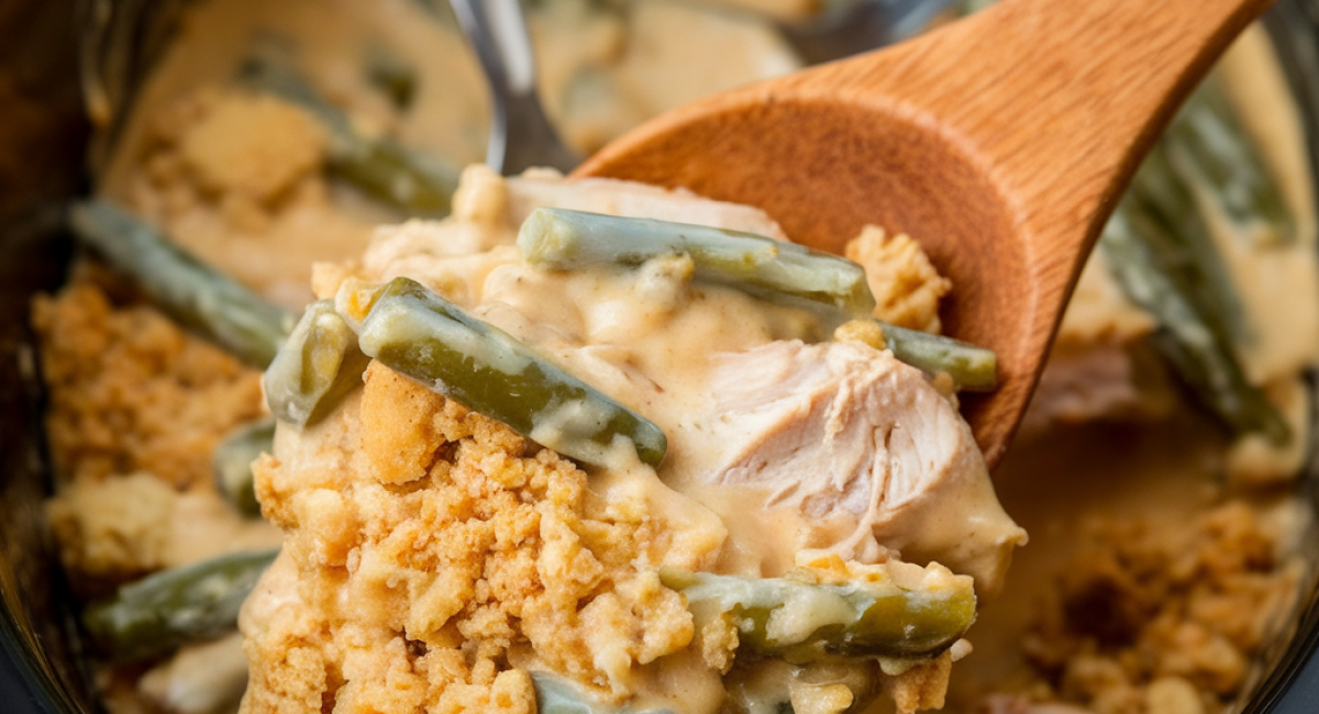 Slow Cooker Chicken And Stuffing