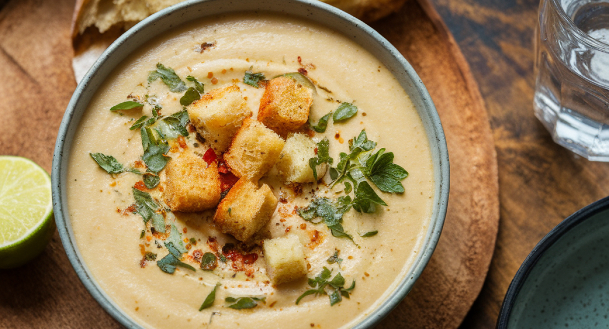 Coconut Lime Fish Soup With Cilantro