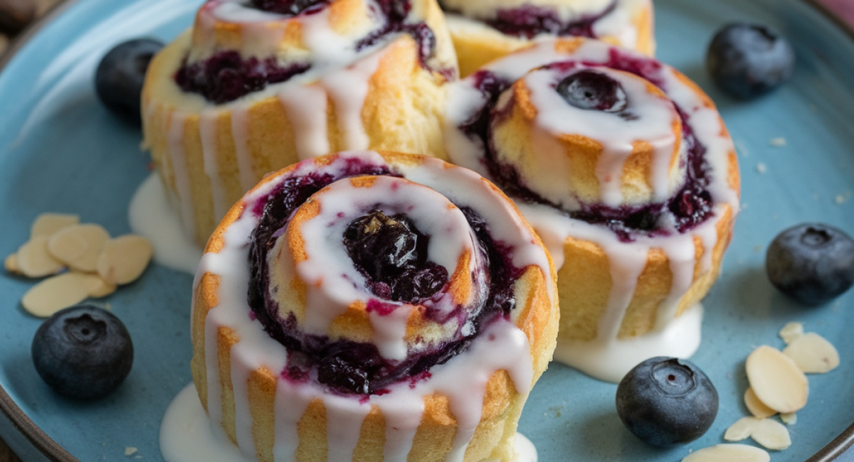 Blueberry Cheesecake Crescent Rolls