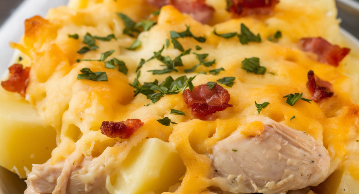 Chicken Bacon Ranch Casserole