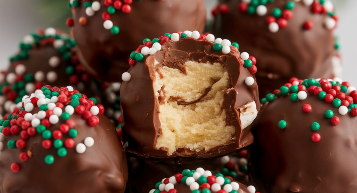 Christmas Peanut Butter Balls