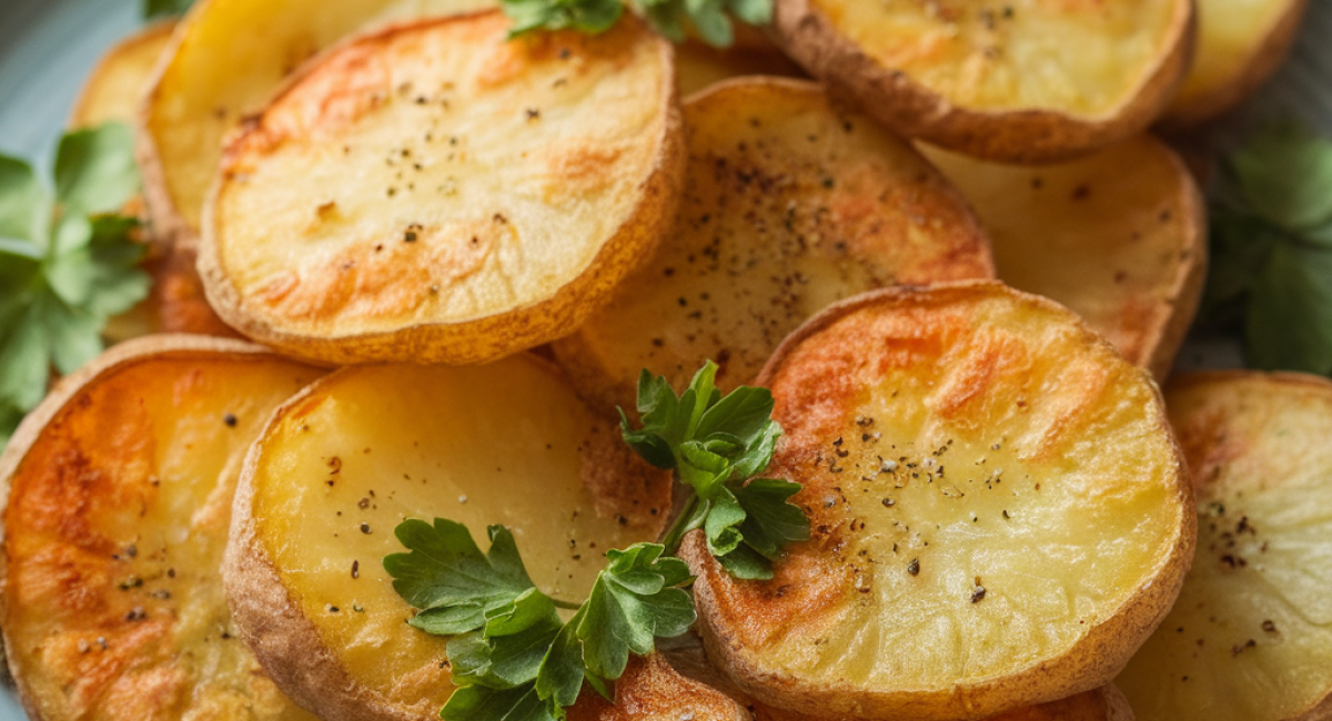 Mini Baked Parmesan Potato Rounds