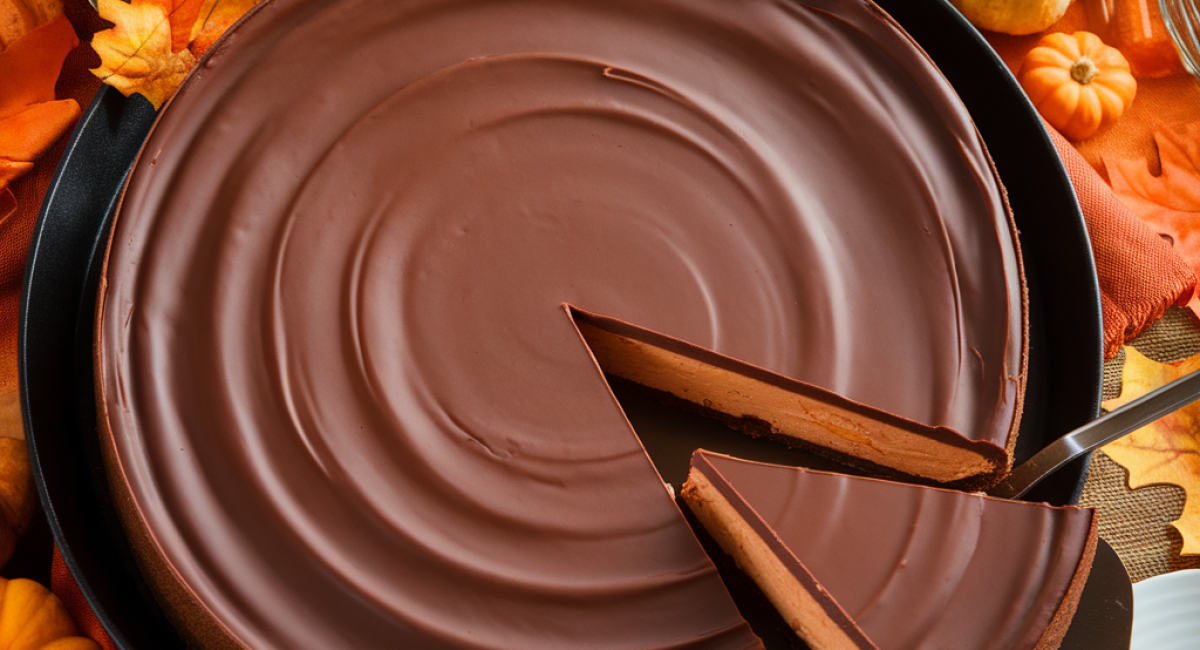 Giant Reese's Peanut Butter Cup Pie