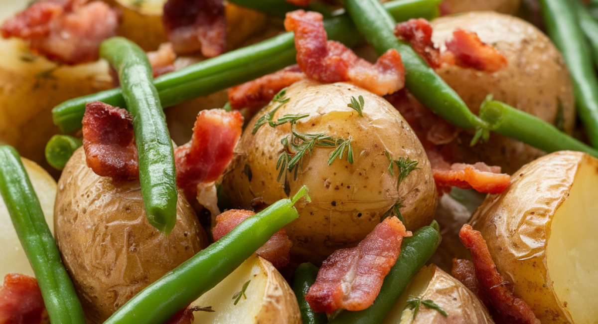 Country Ranch Green Beans 'n Potatoes with Bacon