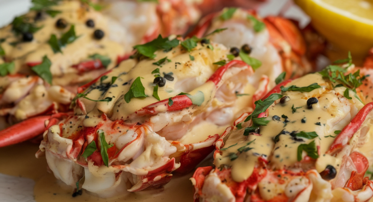 Melt-in-Your-Mouth Creamy Garlic Butter Lobster Tails 