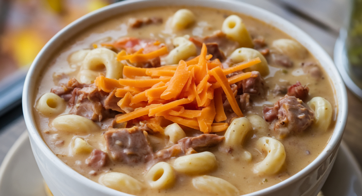 Quick and Hearty One-Pot Macaroni Cheeseburger Soup – Comfort in a Bowl