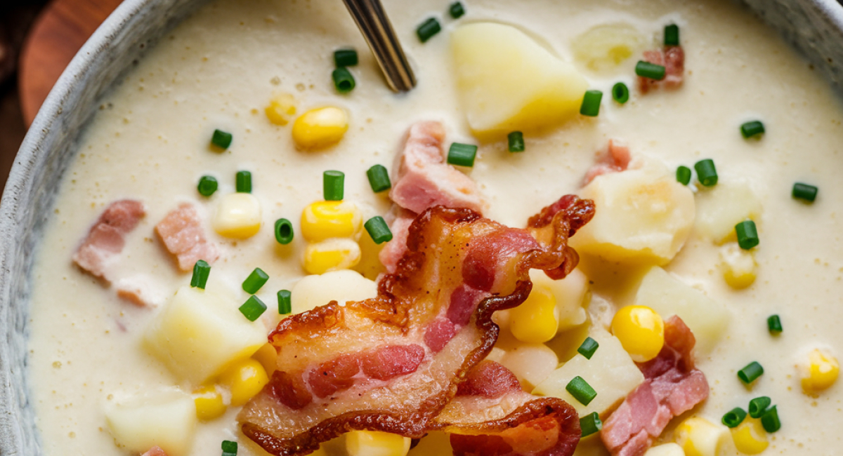 Corn Chowder with Bacon