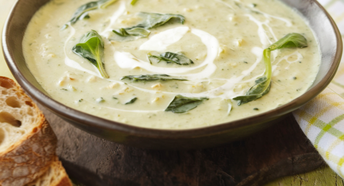 Creamy Spinach Artichoke Soup