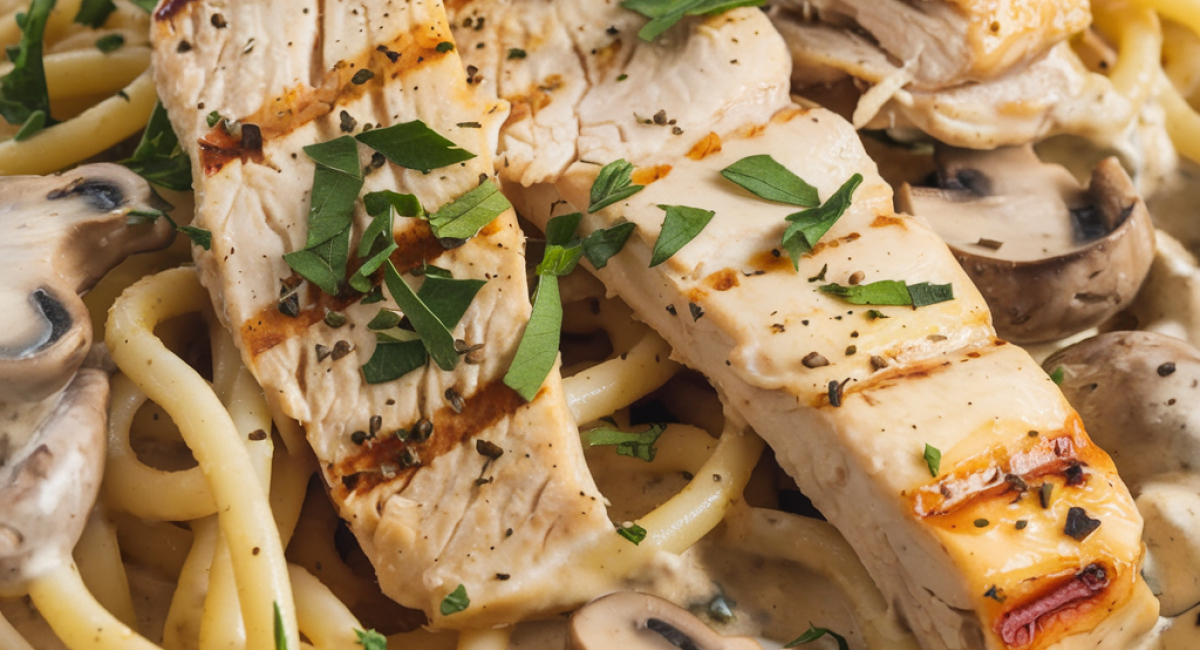 Creamy Chicken Marsala Pasta