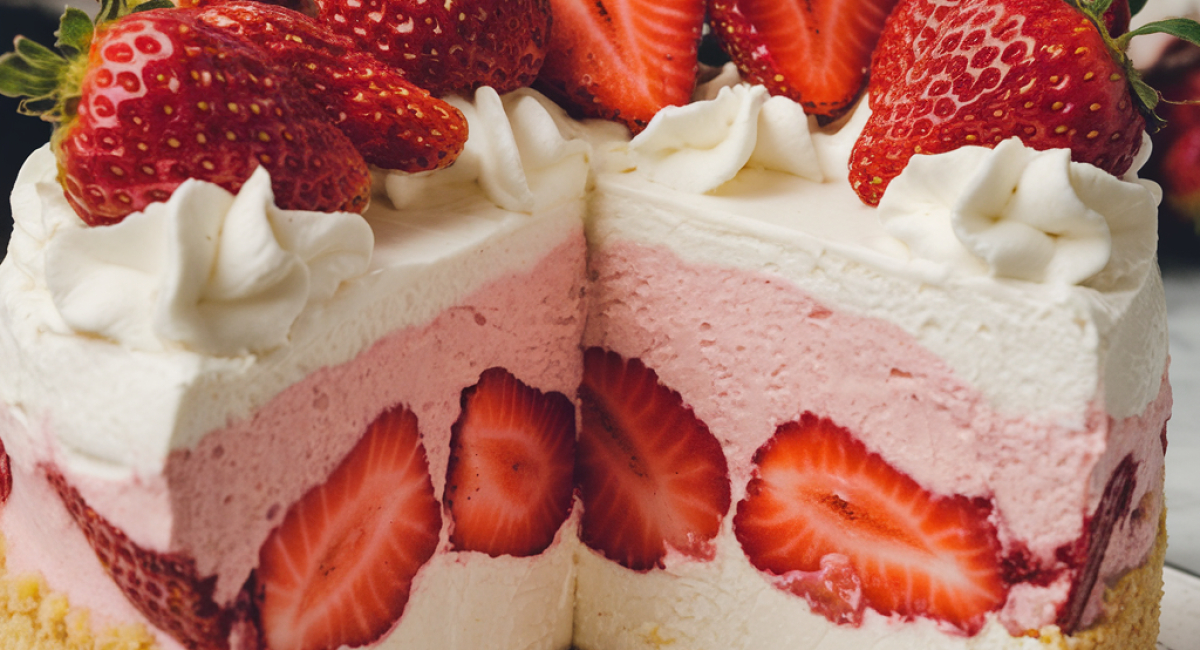  Strawberry Shortcake Cheesecake 