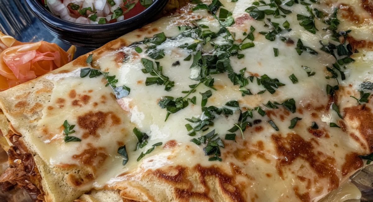 Cheesy Chicken Enchiladas with Creamy Sauce