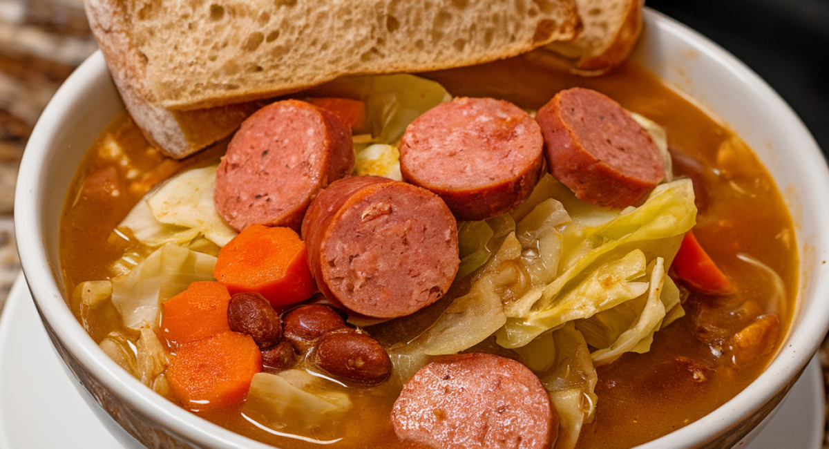 Kielbasa and Cabbage Soup