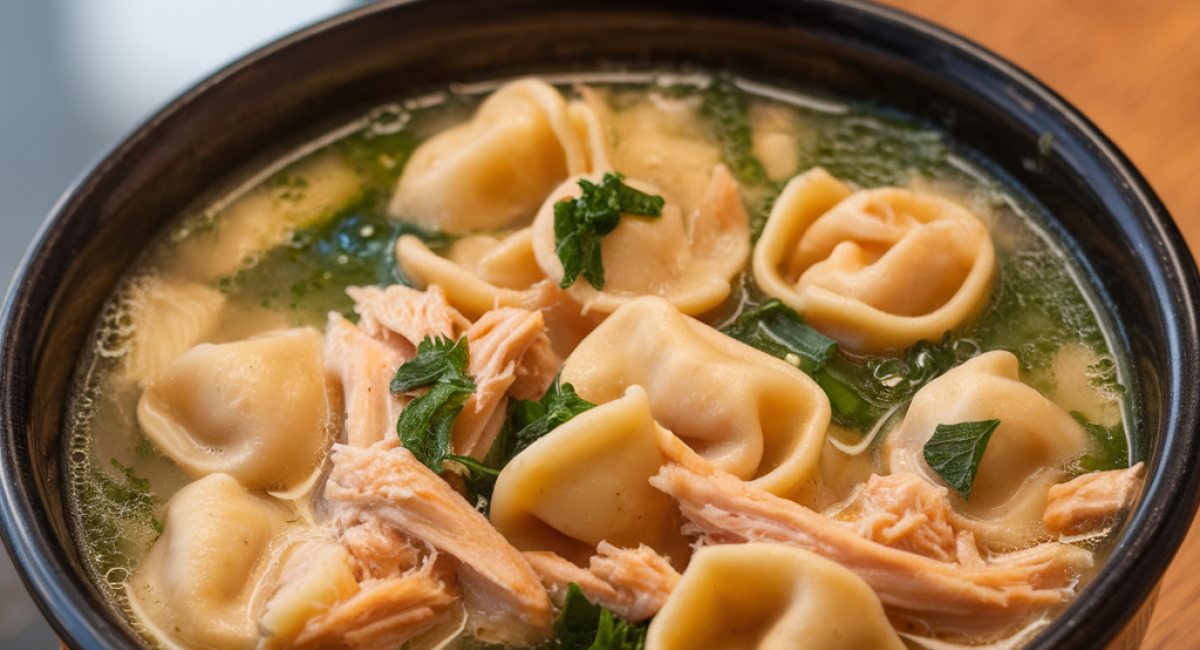  Smoked Chicken Tortellini Soup 