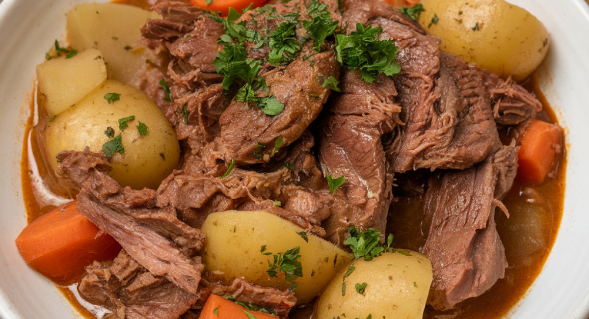 Classic Pot Roast—tender beef, rich gravy!