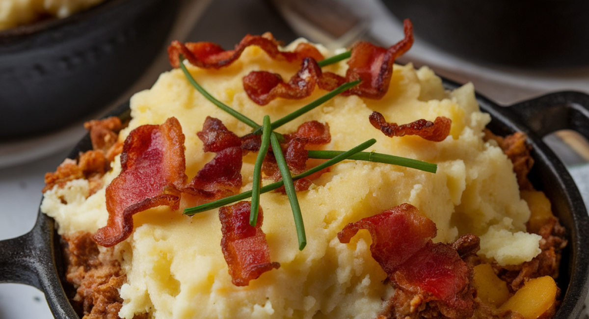  Shepherd's Pie Soup with Toast Bites, Parmesan, and Bacon Casserole 