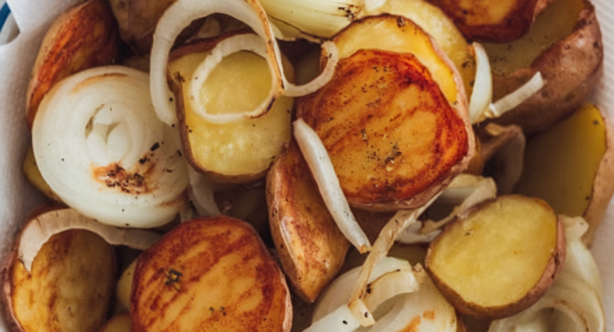 FRIED POTATOES AND ONIONS