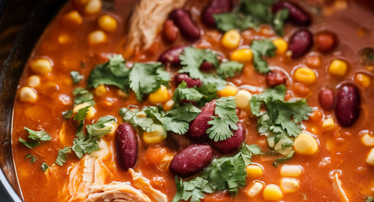 Slow Cooker Chicken Chili