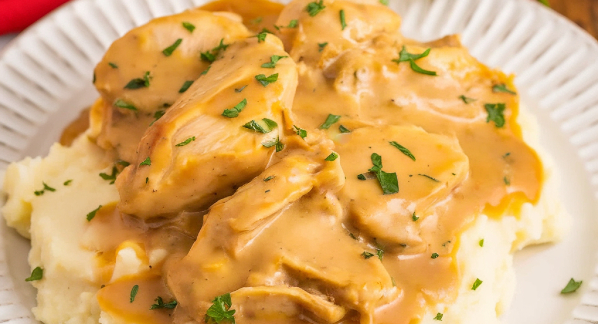 Crockpot Chicken & Gravy 