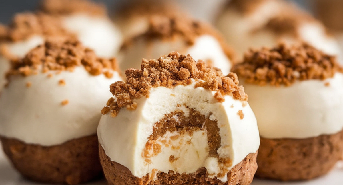 No Bake Pumpkin Cheesecake Balls 