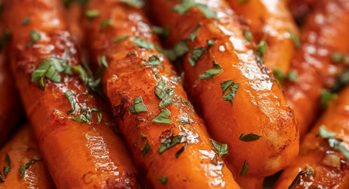 Brown Sugar Honey Glazed Carrots