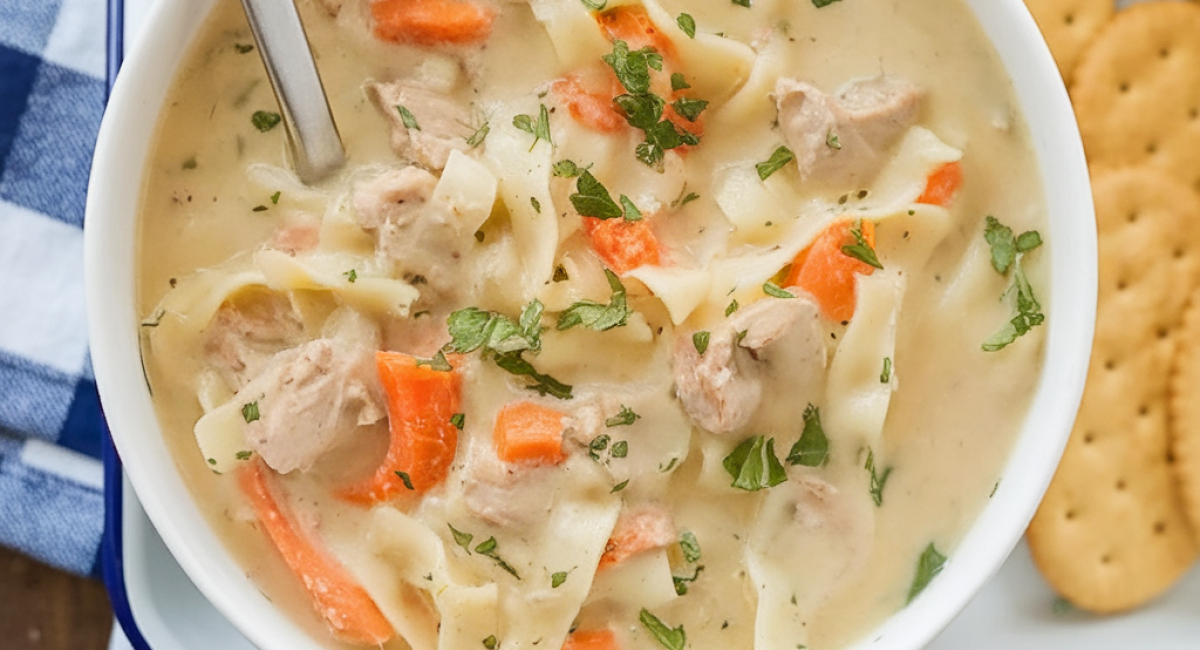 Creamy Chicken Noodle Soup