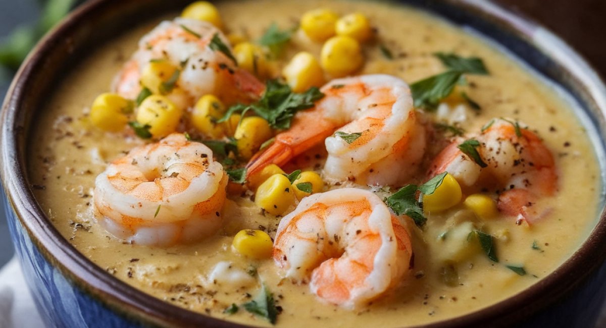 Sweet Corn and Shrimp Chowder