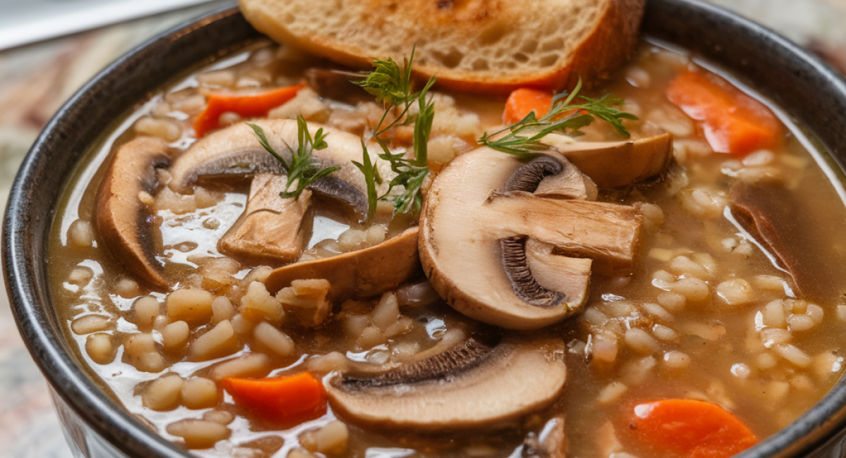 Mushroom Wild Rice Soup Recipe