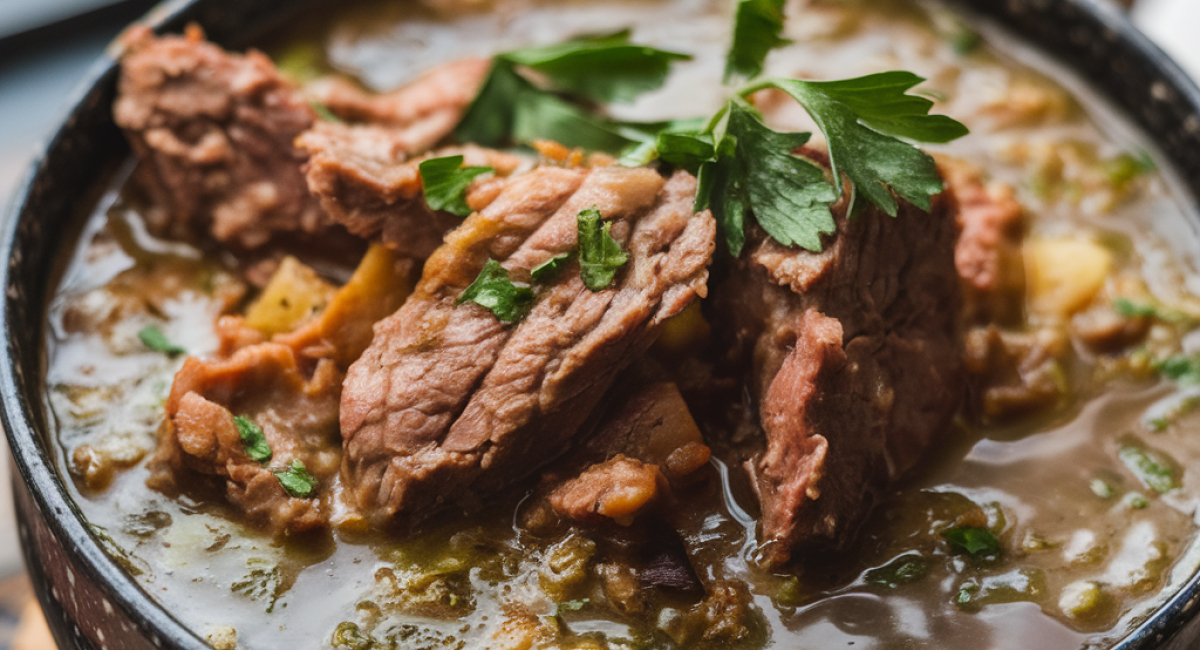 Smoked Brisket Potato Soup